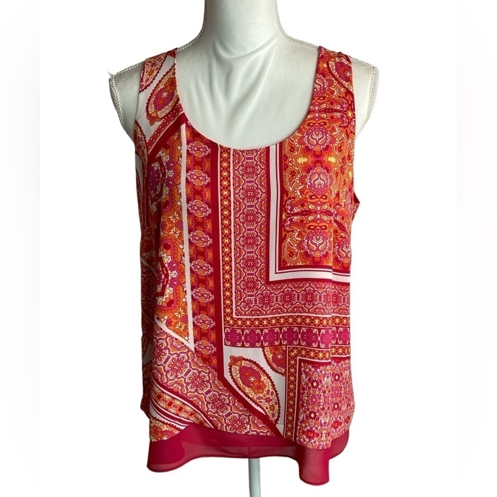 Rose & Olive Paisley Top